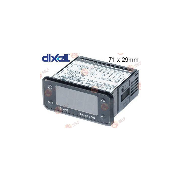 Dixell / Copeland XR06CX-5R0C1 elektronik kontrol ünitesi programlama FRENOX M montaj ölçüleri 71x29 mm - 9300262 | Self Endüstr