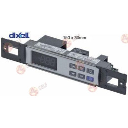Dixell / Copeland xw30ls-5n6c3-w elektronik kontrol cihazı montaj ölçüleri 150x30 mm, gömme derinliği 48 mm - 9300293 | Self End