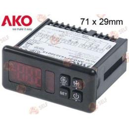 AKO tipi AKO-D14323 elektronik kontrolör, montaj ölçüleri 71x29 mm, 230 V AC gerilim - 9300395 | Self Endüstriyel Yedek Parça