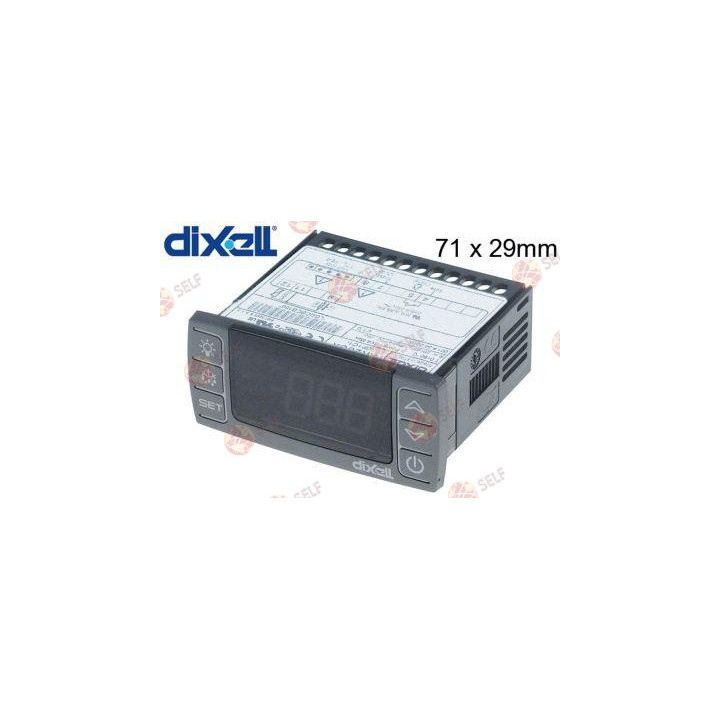 Dixell / Copeland XR20CX-0P1C1 elektronik kontrol cihazı, montaj ölçüleri 71x29 mm, 12 V AC/DC gerilim - 9300398 | Self Endüstri