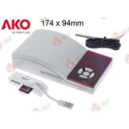 recorder ako-15724 mounting dimension 174x94x42mm 220-240Vac - 9540001 | Self Endüstriyel Spare Part
