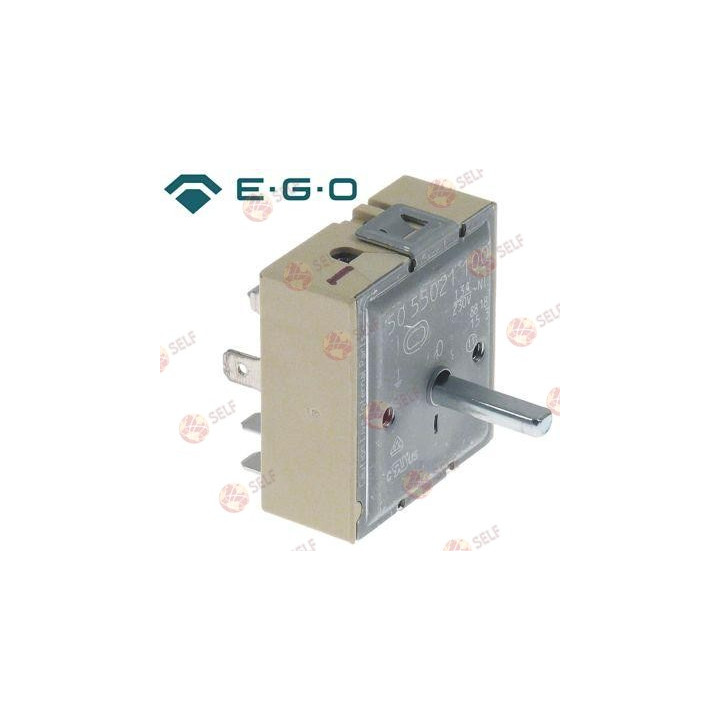 enerji regülatörü 230V 13A çift devre, dönüş yönü sağ, EGO mil ø 6x4,6 mm - 2320071 | Self Endüstriyel Yedek Parça