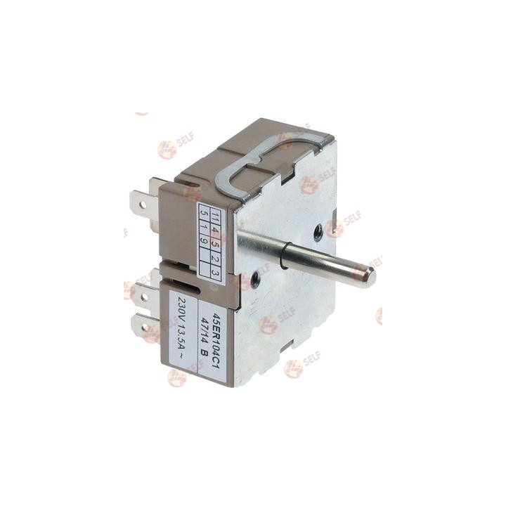 enerji regülatörü 230V 13,5A dönüş yönü sağ mil ø 6x4,6 mm mil uzunluğu 23 mm montaj dişi M4 - 2320074 | Self Endüstriyel Yedek 