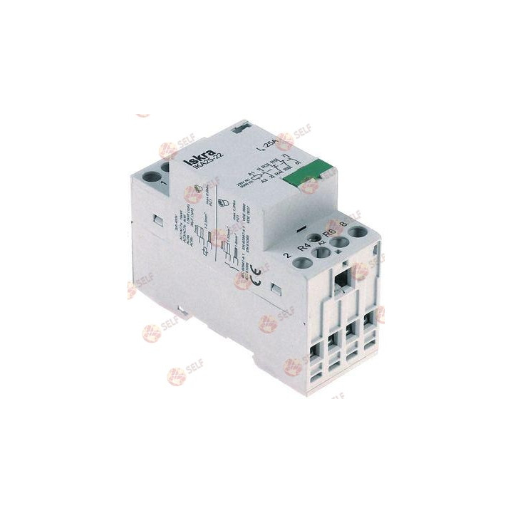 Kurulum kontaktörü 230 V 25 A AC3/400 V 2,2 kW 3 NO 1 NC tip ik25-31 - 3500141 | Self Endüstriyel Yedek Parça