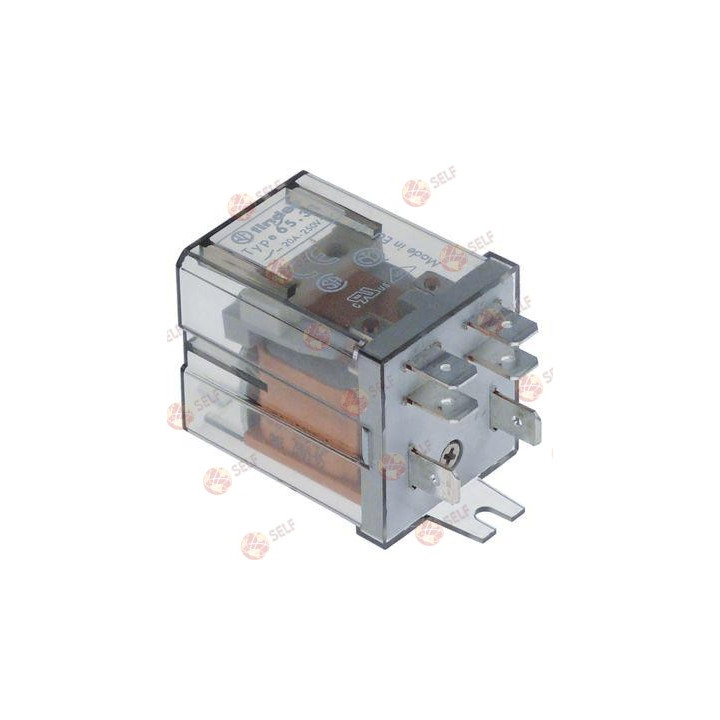 güç röleleri FINDER 230 VAC 20 A 1 NO/1 NC bağlantı F6,3 braket montajı - 3500482 | Self Endüstriyel Yedek Parça