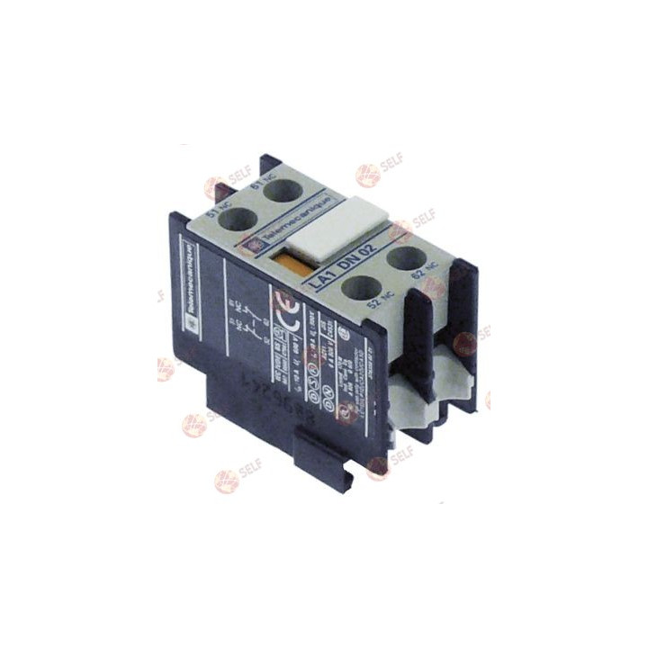 auxiliary contact contacts 2NC AC15 10A connection screw type LA1DN02 - 3460075 | Self Endüstriyel Spare Part