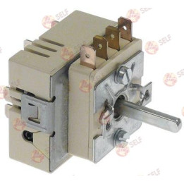 230V 13A gerilim regülatörü, saat yönünde dönüş, montaj deliği çapı 6x4,6 mm, montaj uzunluğu 23 mm, M4 - 2620089 | Self Endüstr