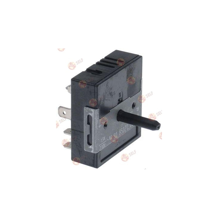 enerji regülatörü EGO 230 V 13 A çift devre dönüş yönü sağ mil çapı 6x4,6 mm mil uzunluğu 23 mm - 2320090 | Self Endüstriyel Yed