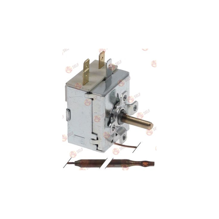 termostat maks. sıcaklık 210°C sıcaklık aralığı 40-210°C 1 kutuplu 1CO 16A prob ø 5 mm prob uzunluğu 128 mm - 4921324 | Self End