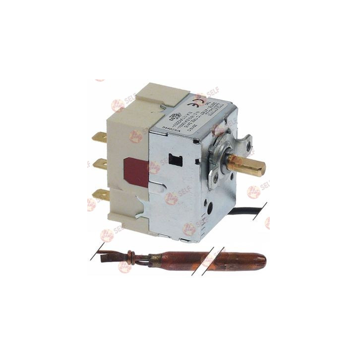 thermostat IMIT temperature range °C 3-pole 2CO 16A probe ø 6,5mm probe L 112mm - 4921346 | Self Endüstriyel Spare Part