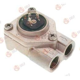 FAEMA flow meter thread 1/4" stainless steel with LED plug connection approval NSF - 9140001 | Self Endüstriyel Spare Part
