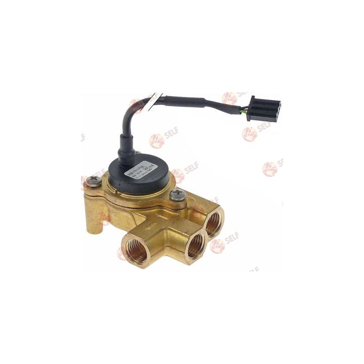 akış ölçer dişli 1/4" pirinç, piggyback özellikli, NSF onaylı redüktör ø 1 mm bağlantı kablosu - 9140002 | Self Endüstriyel Yede