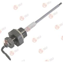 seviye elektrotu 1/4" toplam uzunluk 83 mm prob uzunluğu 62 mm yalıtımlı prob uzunluğu 57 mm - 4440009 | Self Endüstriyel Yedek 