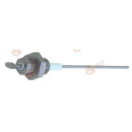 seviye elektrotu 1/4" toplam uzunluk 140 mm prob L 112 mm yalıtımlı prob uzunluğu 26 mm - 4440017 | Self Endüstriyel Yedek Parça