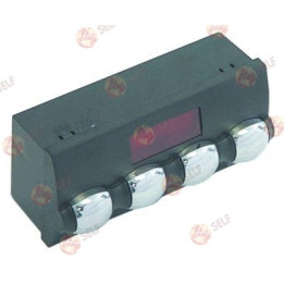keypad unit SPHERA/TRON buttons 4 chrome-plated L 119mm W 51mm - 2400068 | Self Endüstriyel Spare Part