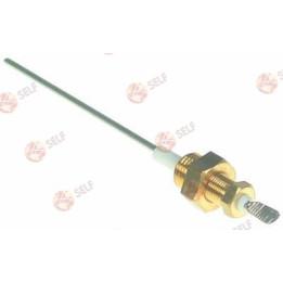 seviye elektrotu 1/4" toplam uzunluk 132 mm prob L 100 mm yalıtımlı prob uzunluğu 22 mm - 4440023 | Self Endüstriyel Yedek Parça