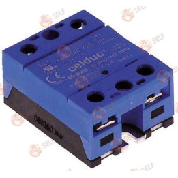CELDUC katı hal rölesi, 1 faz, 75 A, 24-600 V, 3-32 VDC, uzunluk 59 mm, genişlik 45 mm, vidalı tip SO967460 - 3500741 | Self End