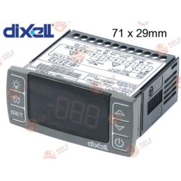 Dixell / Copeland XR60CX -5N0C1 elektronik kontrol ünitesi - montaj ölçüleri 71x29 mm, 230 V AC gerilim - 9300669 | Self Endüstr