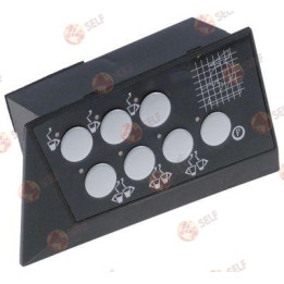 tuş takımı düğmeleri 7 adet, Astoria / Wega için uygun, uzunluk 120 mm, genişlik 75 mm - 2141229 | Self Endüstriyel Yedek Parça