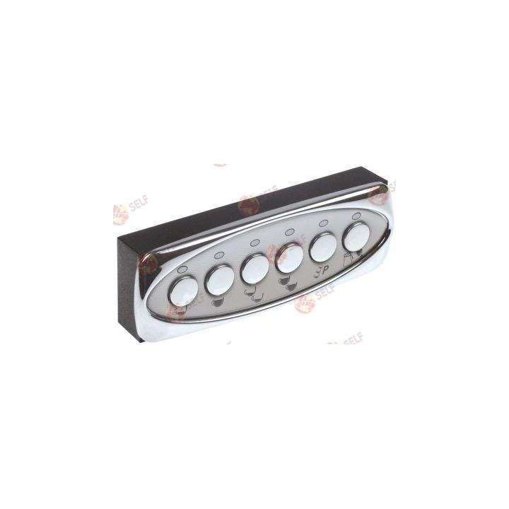 düğme paneli uzunluk 135 mm, genişlik 44 mm, 6 düğme - 2141234 | Self Endüstriyel Yedek Parça