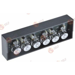 düğme paneli uzunluk 135 mm, genişlik 44 mm, 6 düğme - 2141239 | Self Endüstriyel Yedek Parça