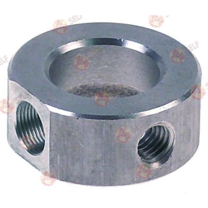 Braket, diş M10x0.75 ø 35mm için microswitch ID ø 20,2mm kalınlık 15mm montaj, diş M8 - 10320083 | Self Endüstriyel Yedek Parça