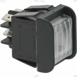 Bipolar أبيض مفتاح 16A 250V