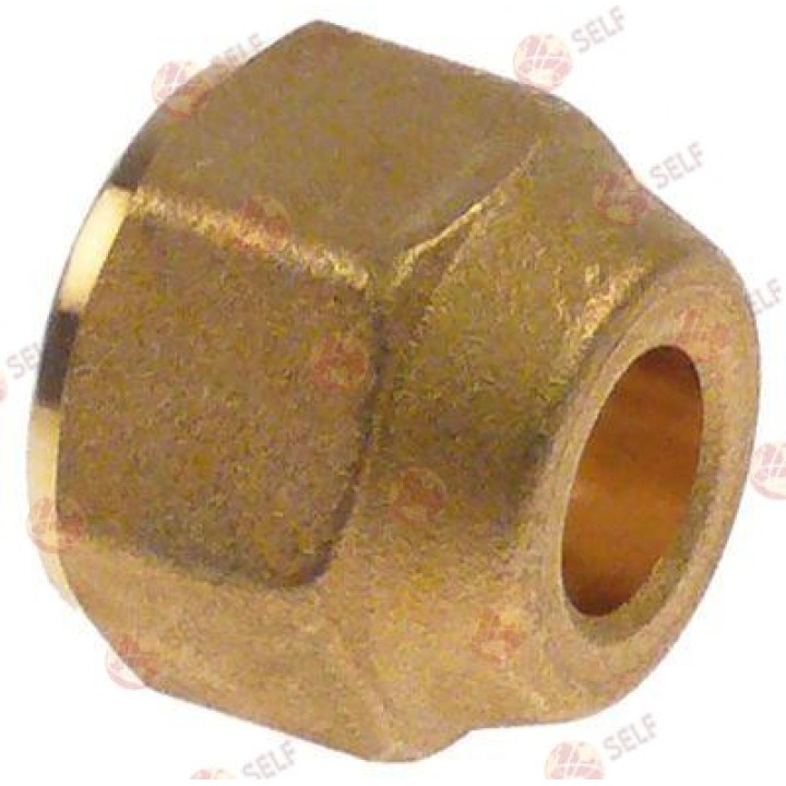 Rakor somun 7010/33 ölçü 3/8" SAE boru ø 3/8" Int. Code NS4-6 - 4561264 | Self Endüstriyel Yedek Parça