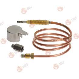M9x1 thermocouple set, 75 cm, with connector. M8x1 round pilot sleeve for protection - 4100049 | Self Endüstriyel Spare Part