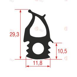 GASKET FOR OVEN DOOR 755x660 mm