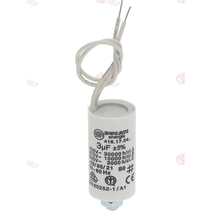 CAPACITOR DUCATI ENERGIA 3µF WITH CABLE
