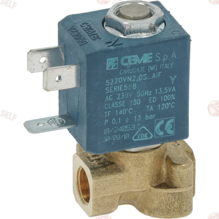 CEME 2 YOLLU SOLENOİD VALF Ø 1/8"F 230V