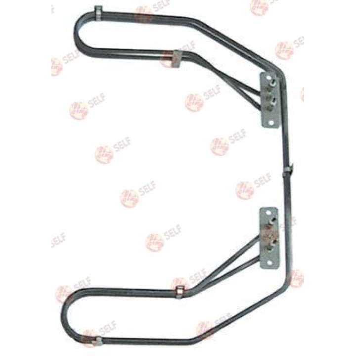Isıtıcı eleman 3500W 230V ısıtma devresi 2 L 240mm W 390mm H 30mm W2 50mm flanş uzunluğu 70mm - 3000189 | Self Endüstriyel Yedek