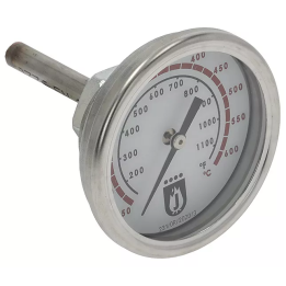 BEYAZ TERMOMETRE ø 68 mm 50-600°C