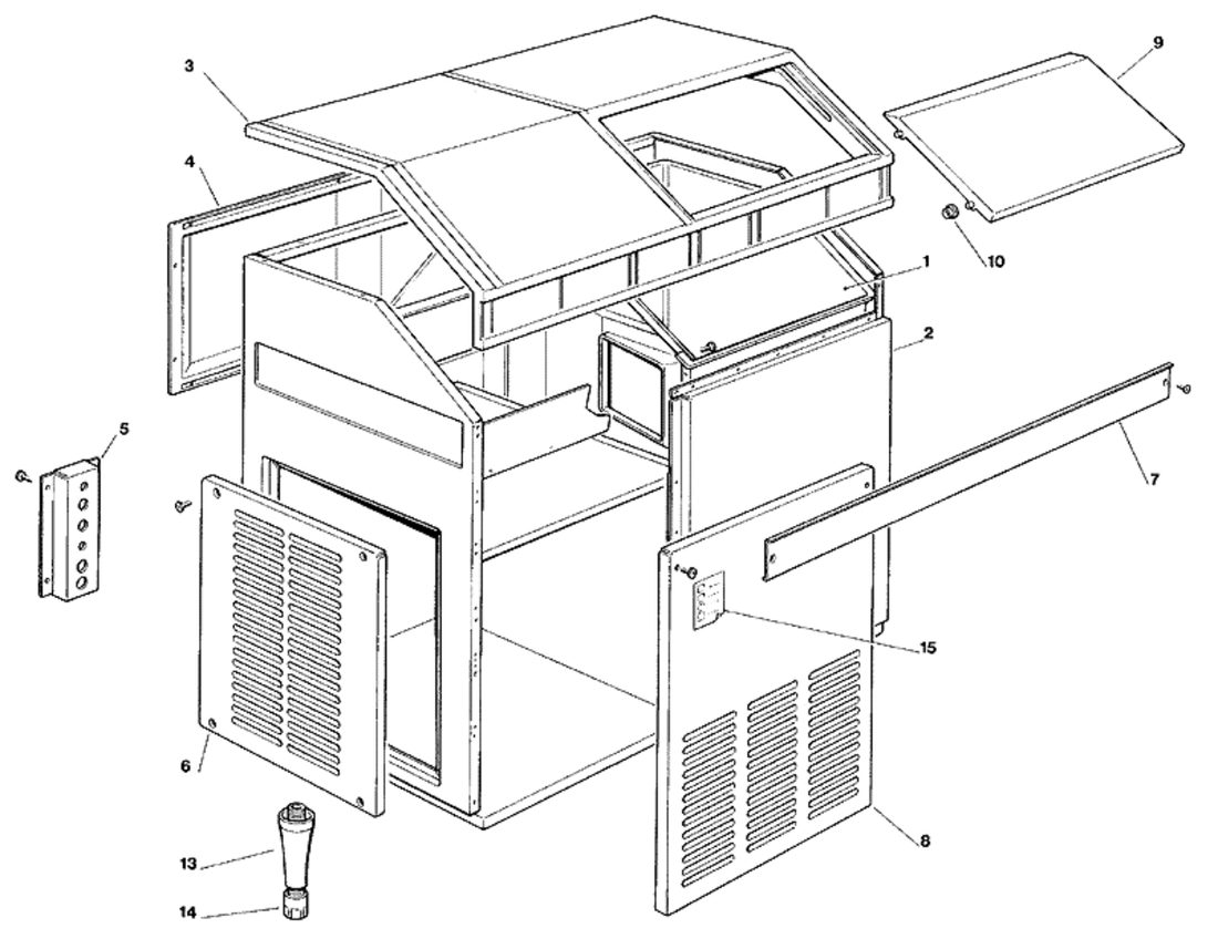 Scotsman AC225 - Unit Panels - Up To S.N. 50418