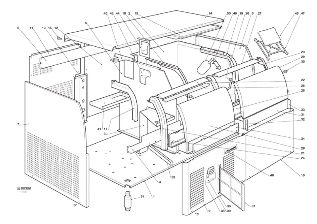 Scotsman AF156 - Unit Panels – Up To S.N. 01189