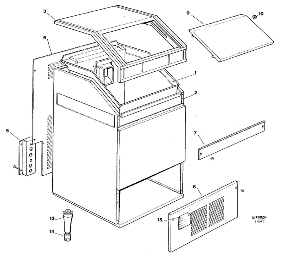 Scotsman AF200 - Unit Panels - Up To S.N. 01675