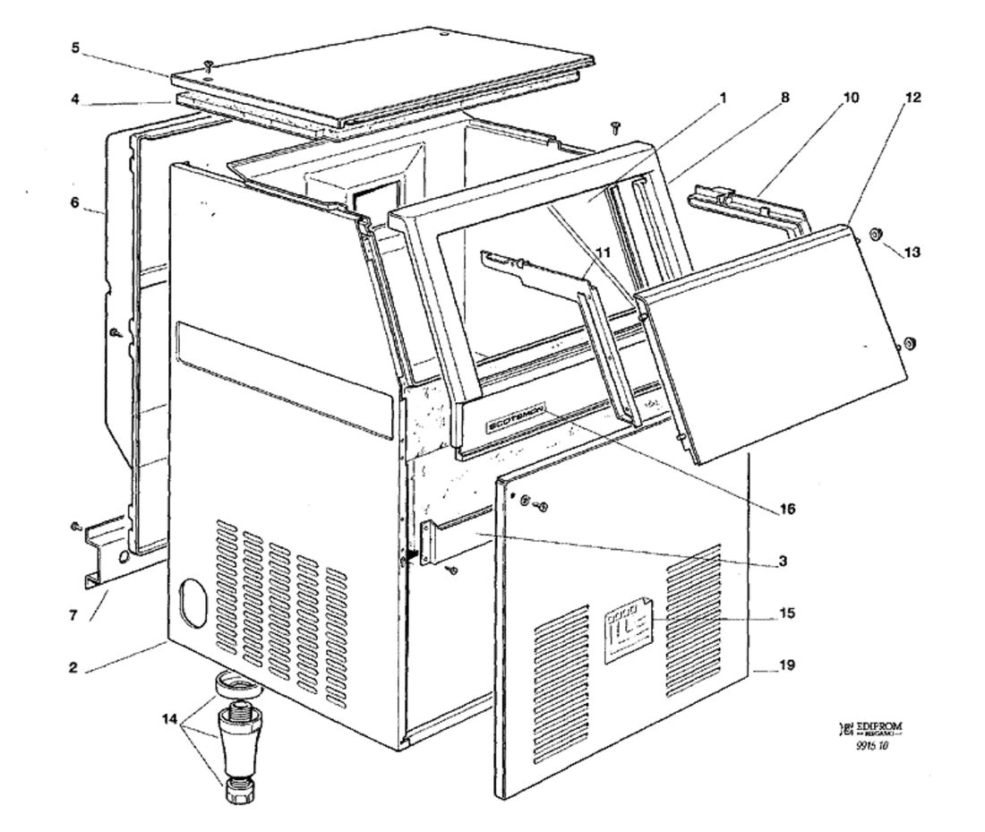 Scotsman AF80 - Unit Panels – Up To S.N. 11948