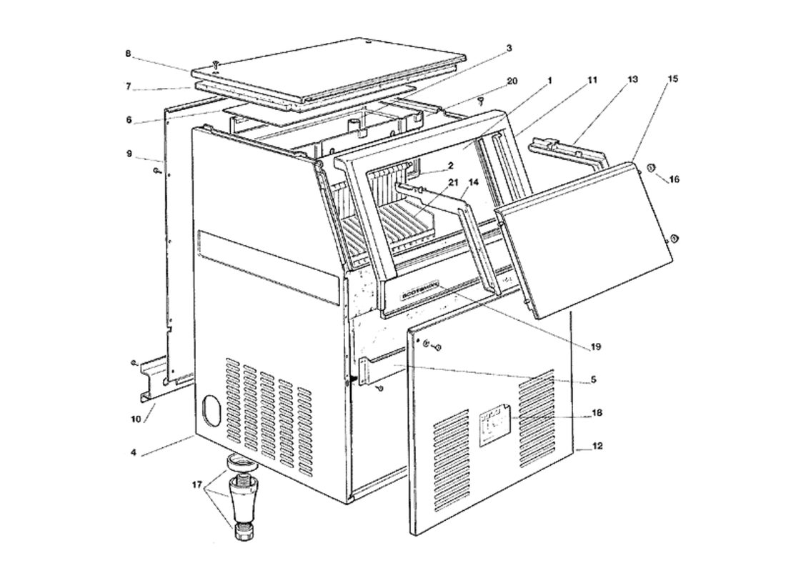 Scotsman EC105 - Unit Panels