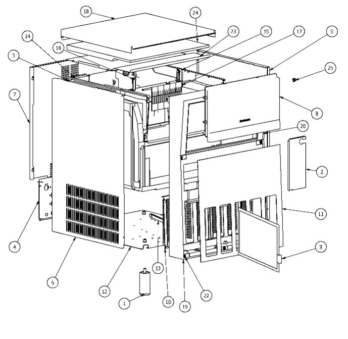 Scotsman LEG 86 OX (Legacy OX R134A) - Ünite Panel