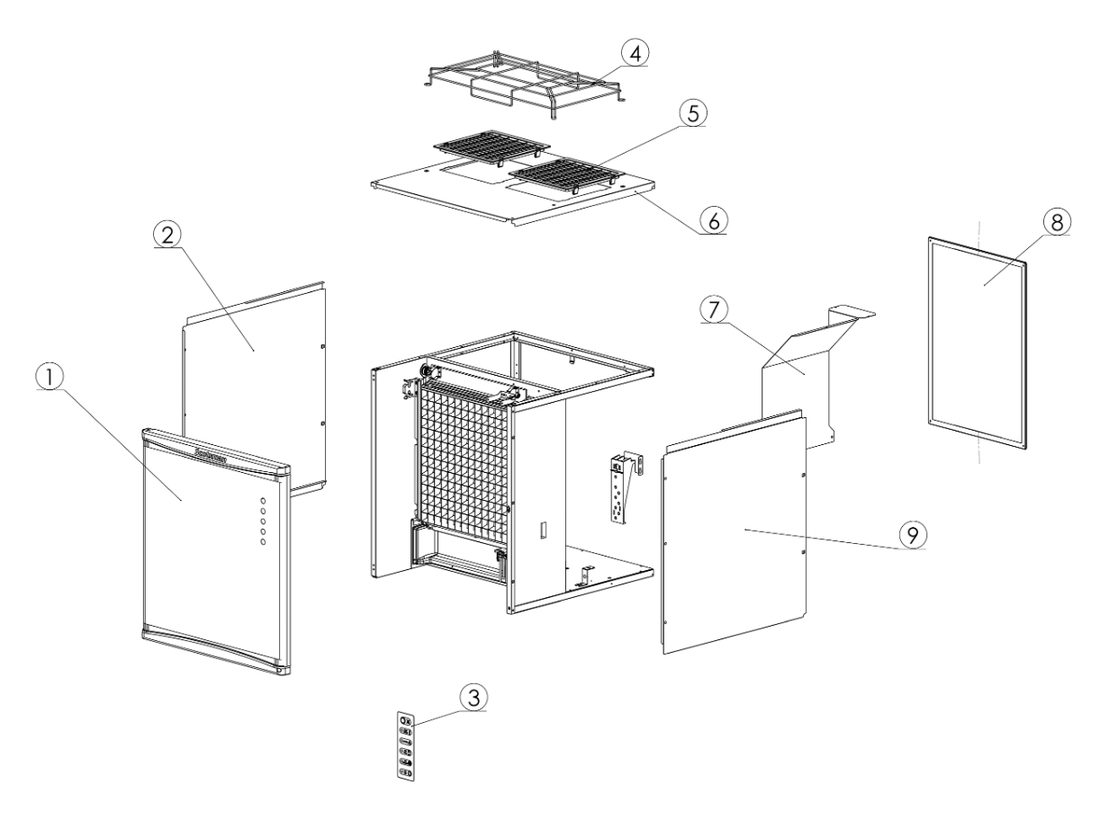 Scotsman NW507 - Cabinet Assy