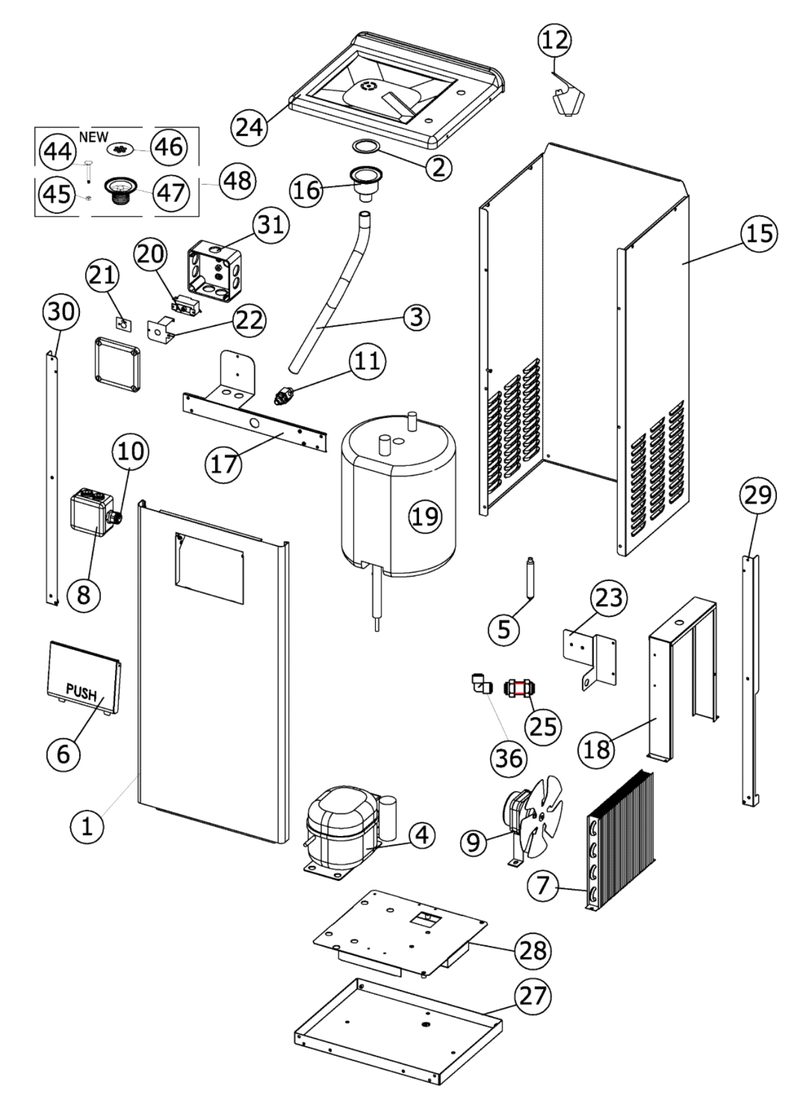 Scotsman SW12 USPH R290 - Water Coolers
